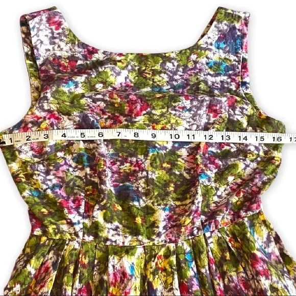 Bar III | 💎 Abstract Floral Fit and Flare Mini Dress. - Picture 7 of 12